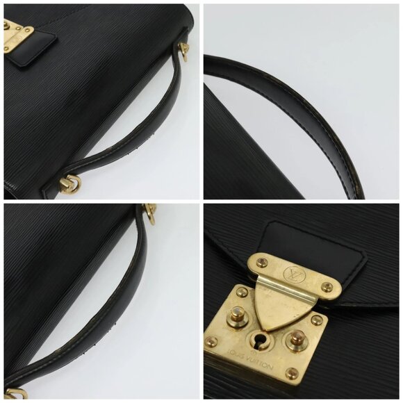 LOUIS VUITTON Epi Monceau 28 Hand Bag Black M52122 LV Auth bs29218 - Picture 16 of 16